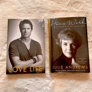 📚Book Bundle 📚- Rob Lowe / Julie Andrews Memoirs